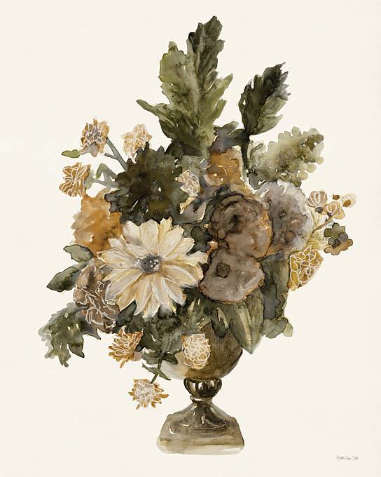 Bouquet In Urn 2 By Stellar Design Studio - Light Brown Classy Art