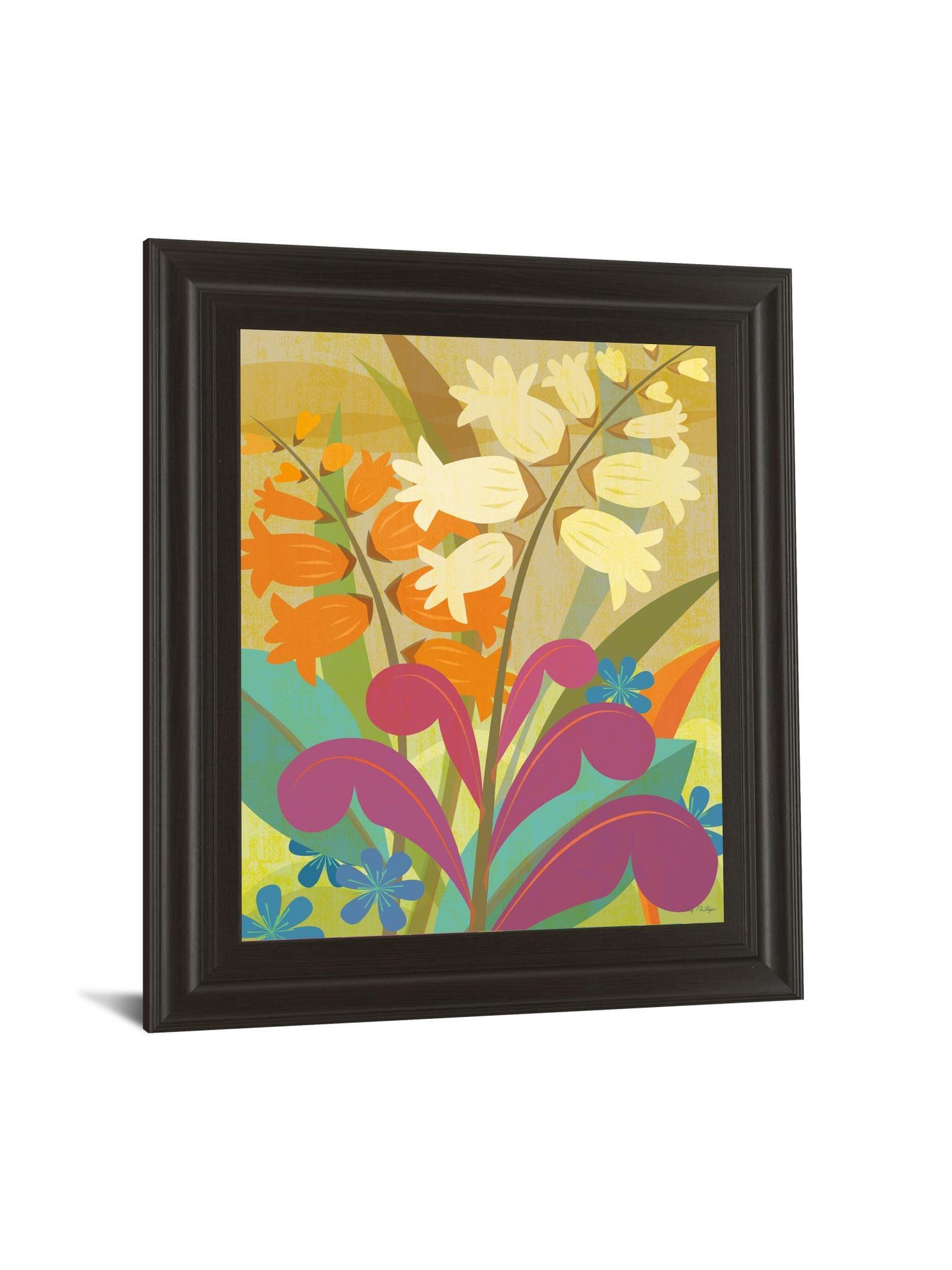 Lily Of The Valley By Cary Phillips - Framed Print Wall Art - Orange Classy Art