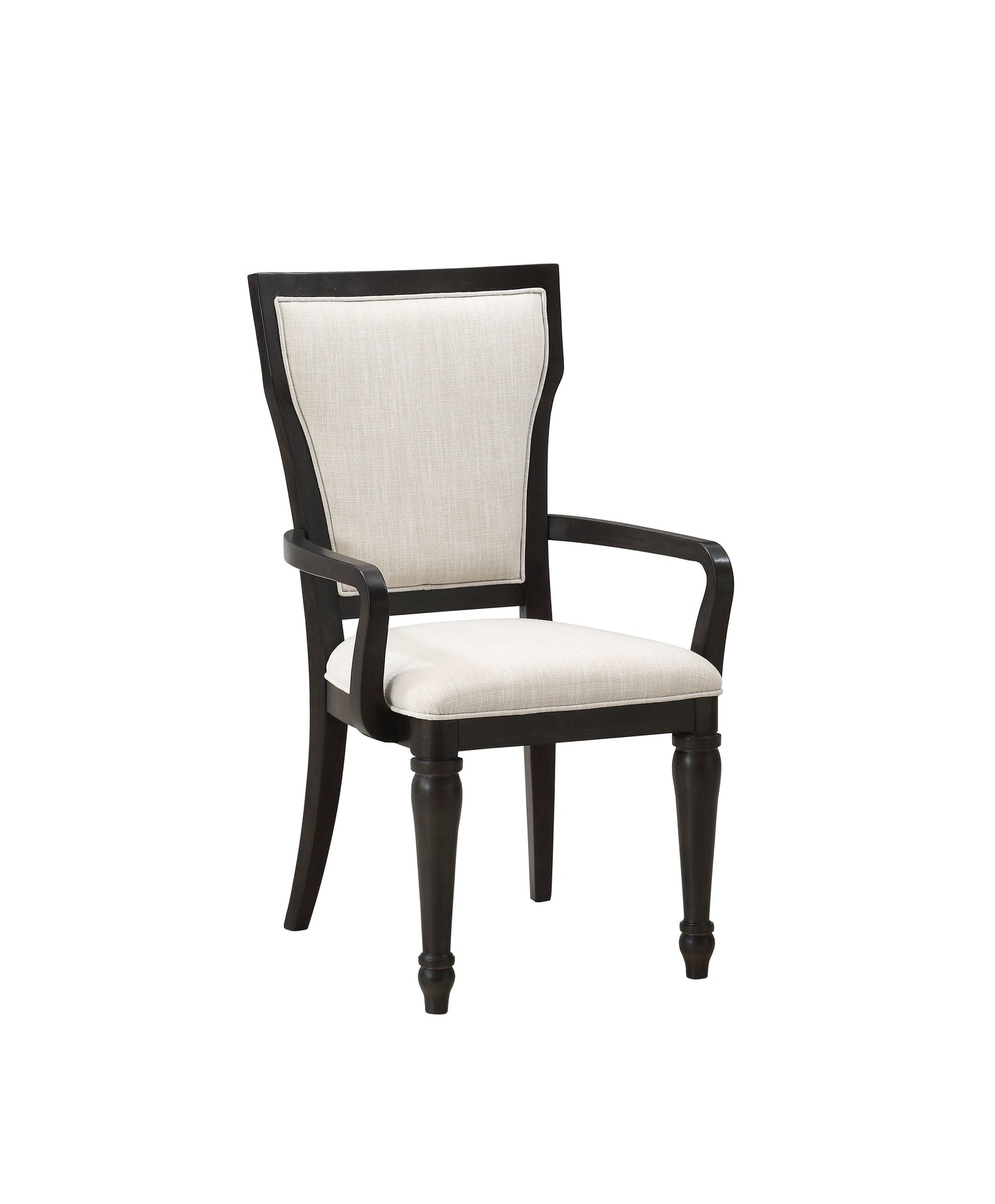 Lorenzo Fabric & Espresso Arm Chair ACME East