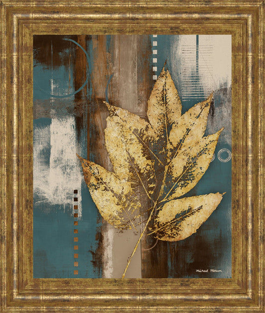 Golden Force I By Michael Marcon - Framed Print Wall Art - Yellow - Gold Classy Art