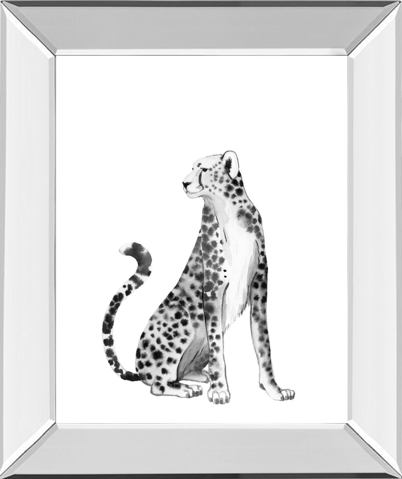 Chrome Cheetah II By Grace Popp - Dark Gray Classy Art