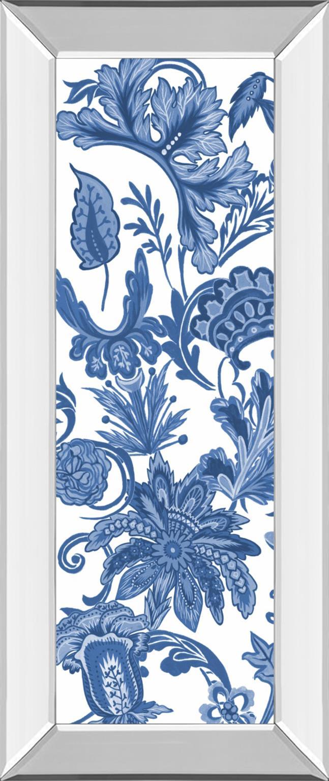 Indigo Chintz V By Melissa Wang - Blue Classy Art