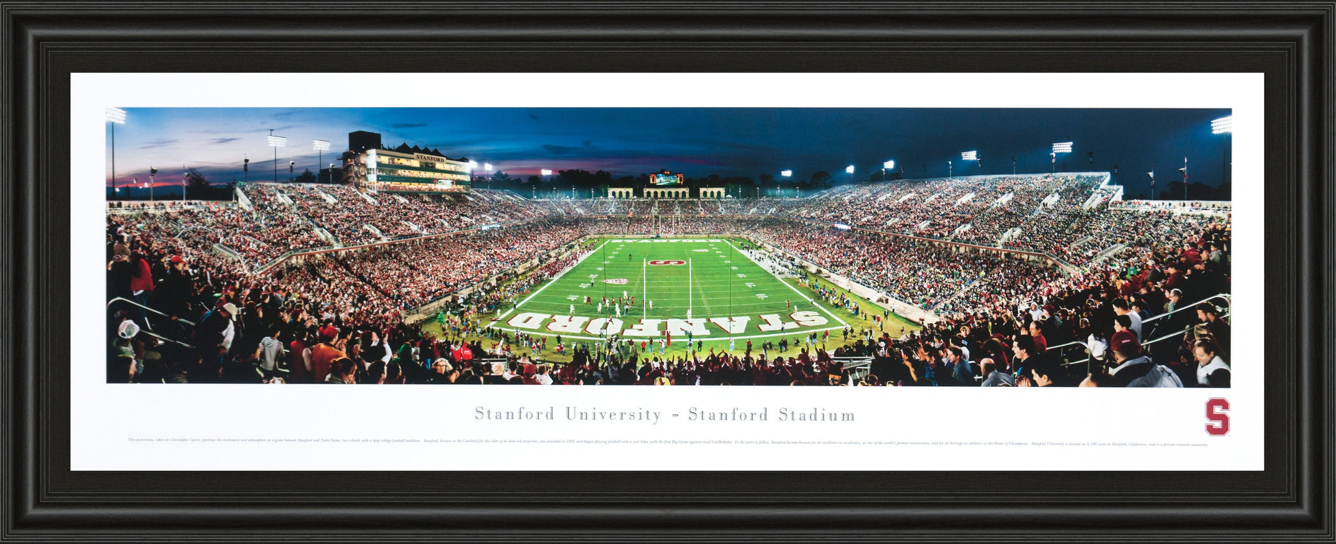 Stanford University #1 - Black Classy Art