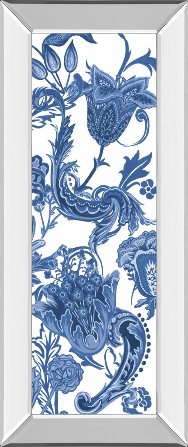 Indigo Chintz VI By Melissa Wang - Blue Classy Art