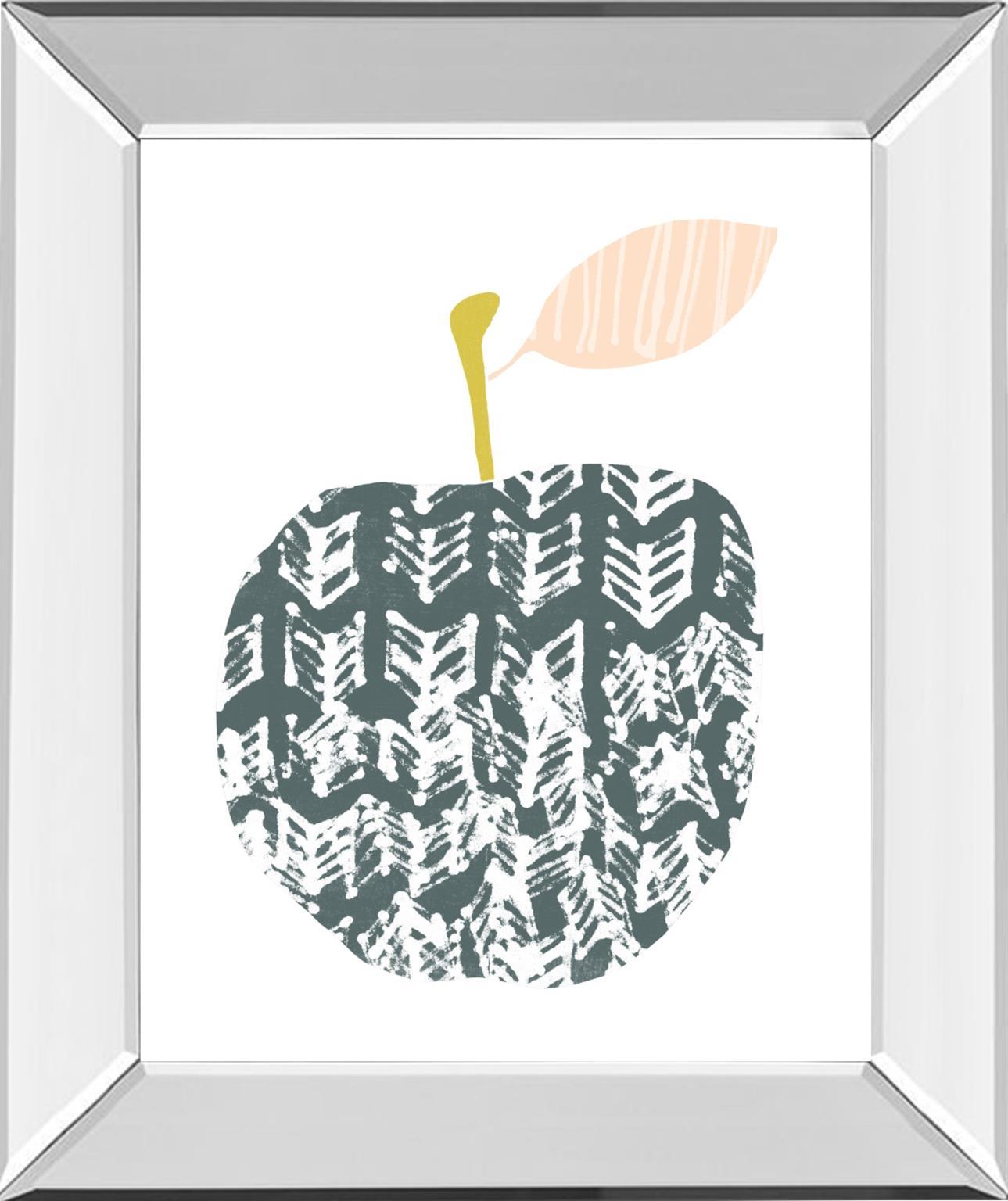 Cut Paper Fruit II By June Erica Vess - Dark Gray Classy Art