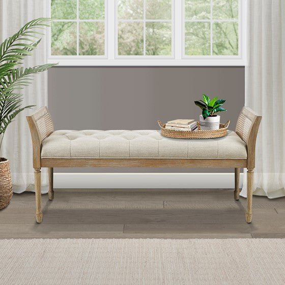 Accent Bench Natural Olliix.com