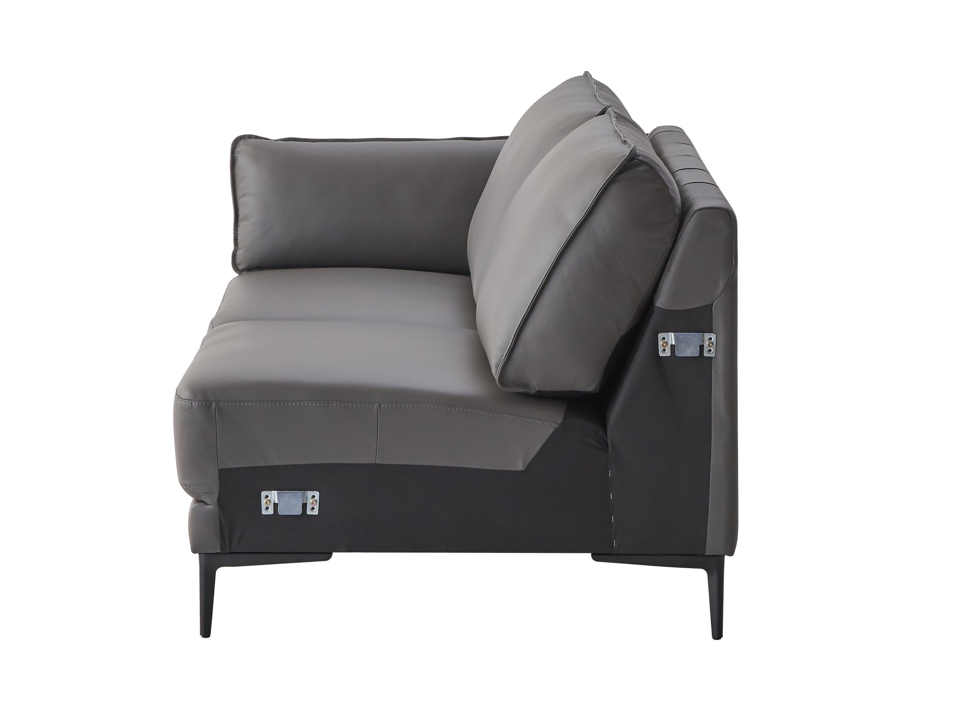 ACME Meka Sectional Sofa, Anthracite Leather LV02396 ***(FREE SHIPPING)*** House to Home Furnishings LLC