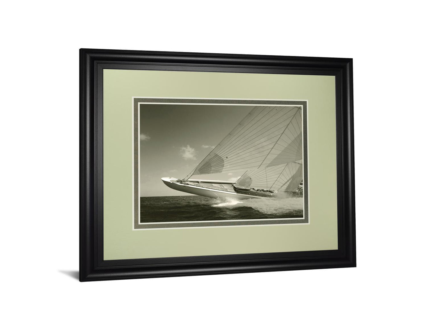 Sea Spray Il By Michael Kahn - Framed Print Wall Art - Black Classy Art