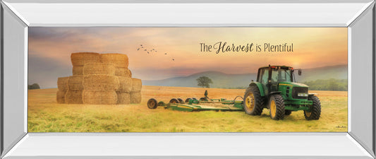 The Harvest Is Plentiful By Lori Deiter - Mirror Framed Print Wall Art - Gold Classy Art