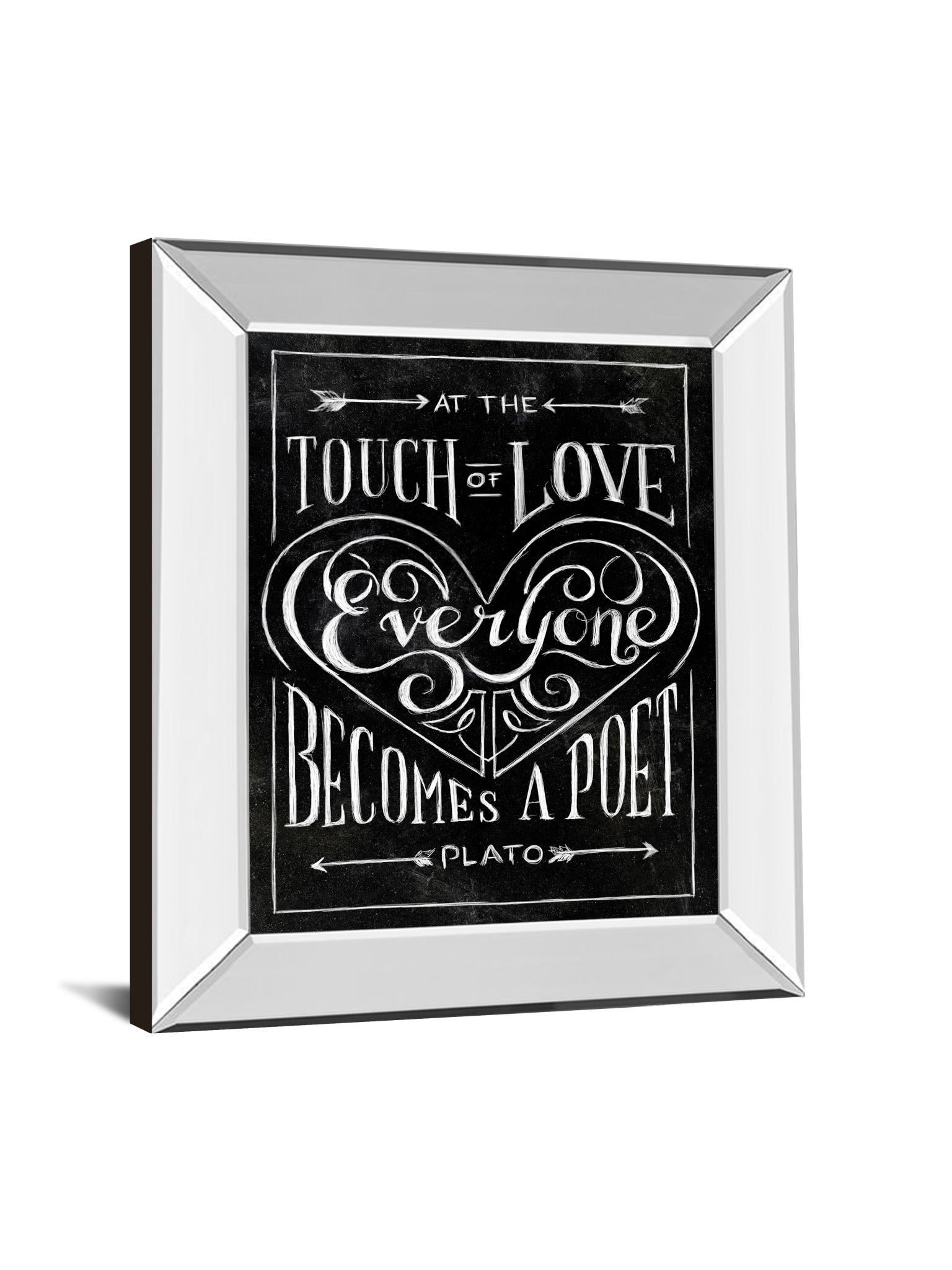 Everyone Becomes By Sundance Studio - Mirror Framed Print Wall Art - Black Classy Art