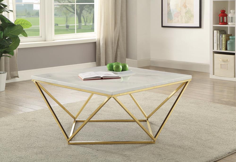 G700846 Modern White Coffee Table Coaster Z2 Premium