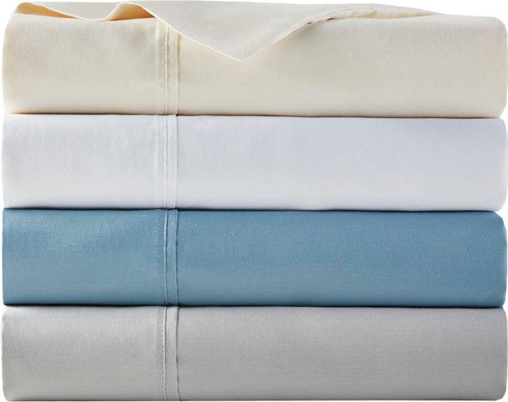 700TC TriBlend Anti-microbial 4 Piece sheet set Full Blue Olliix.com