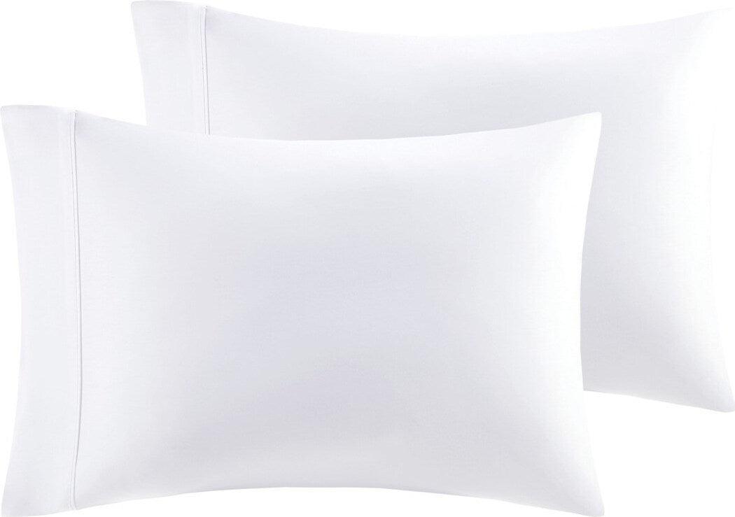 700TC TriBlend Anti-microbial 4 Piece sheet set King White Olliix.com