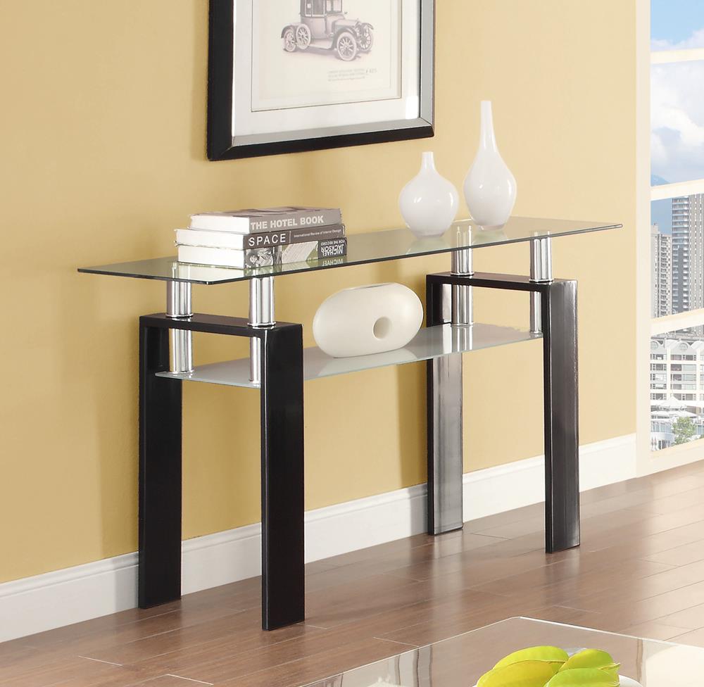 G702288 Occasional Contemporary Black Sofa Table Coaster Z2 Premium