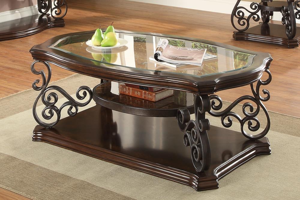 Occasional Traditional Dark Brown Coffee Table Coaster Z2 Premium