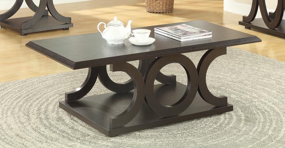 G703148 Casual Cappuccino Coffee Table Coaster Z2 Premium