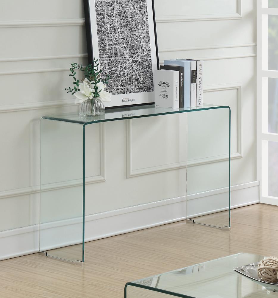 G705328 Contemporary Clear Sofa Table Coaster Z2 Premium