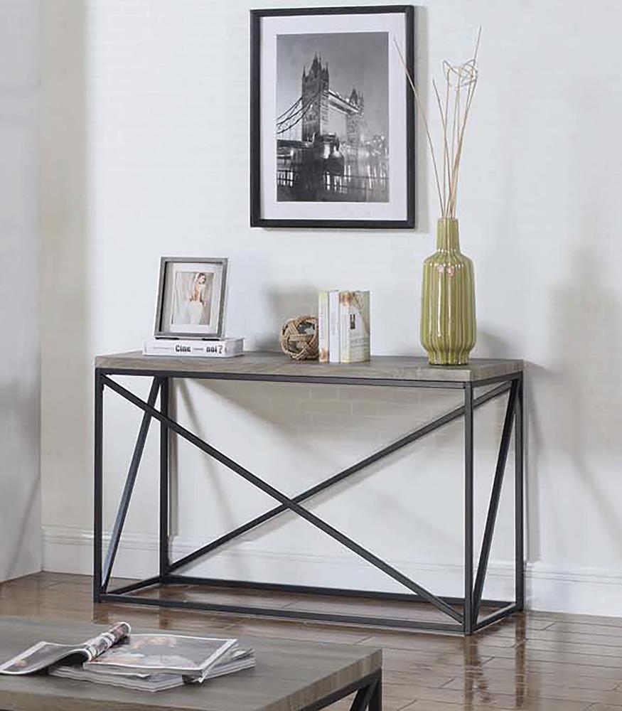 Industrial Sonoma Grey Sofa Table Coaster Z2 Premium