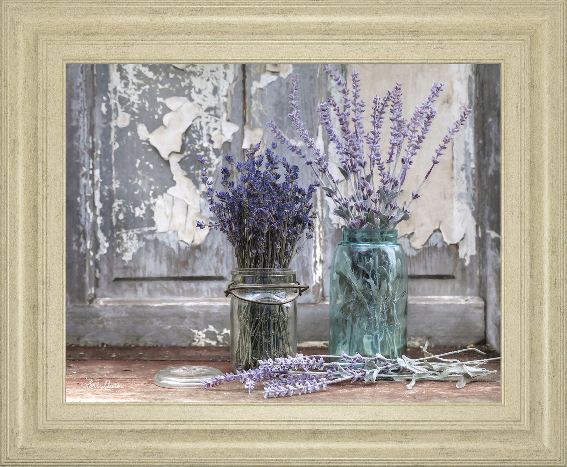 Abundance Of Beauty By Lori Deiter - Framed Print Wall Art - Purple Classy Art