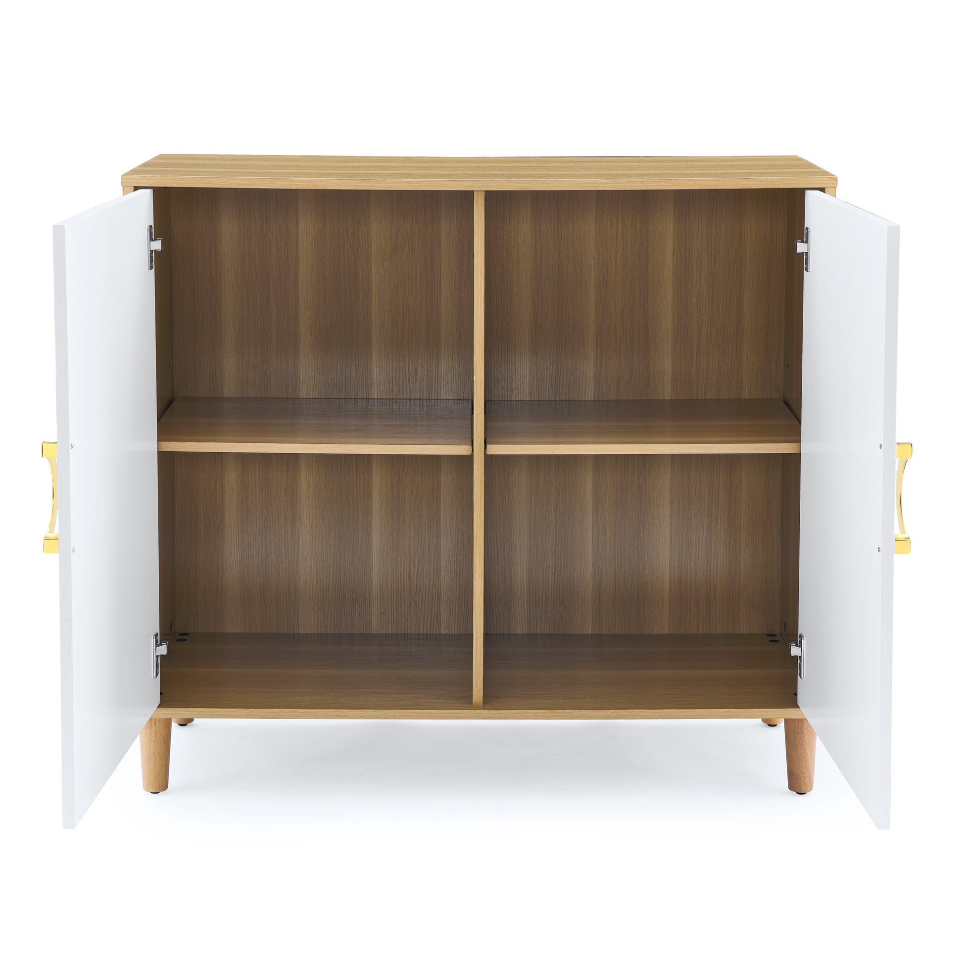 Most comfortable storage cabinet with doors and shelves, modern MDF feature cabinet with adjustable shelves, freestanding sideboard buffet cabinet for kitchen dining room living room hallway, House to Home Furnishings LLC