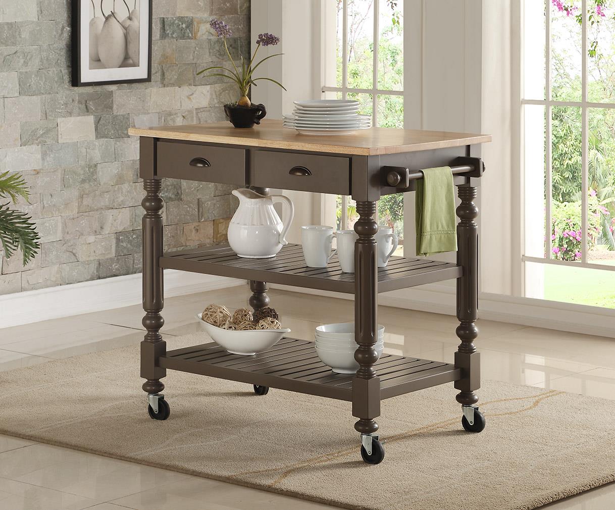 Payson Kitchen Cart Bernards Furniture