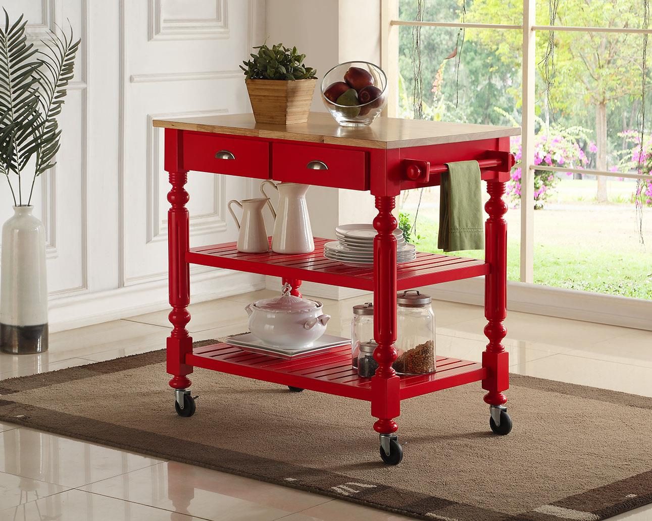 Payson Kitchen Cart Bernards Furniture