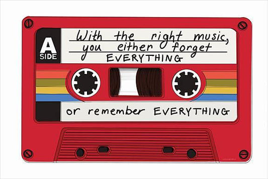 Music Memory By Kamdon Kreations - Red Classy Art