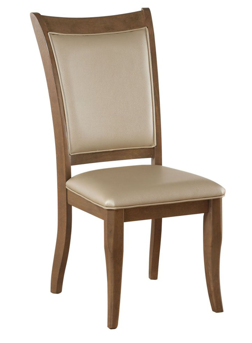 Acme Furniture Harald Side Chair in Beige and Gray (Set of 2) 71767 ACME East