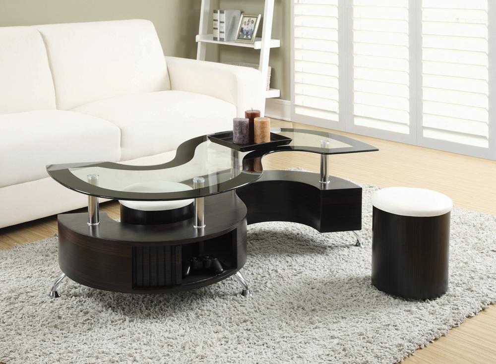 Delange Motion White Coffee Table Coaster Z2 Premium