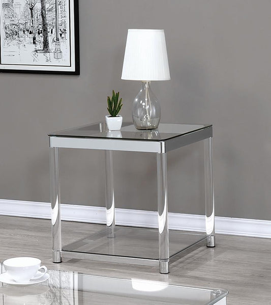 G720748 Contemporary Chrome Side Table Coaster Z2 Premium