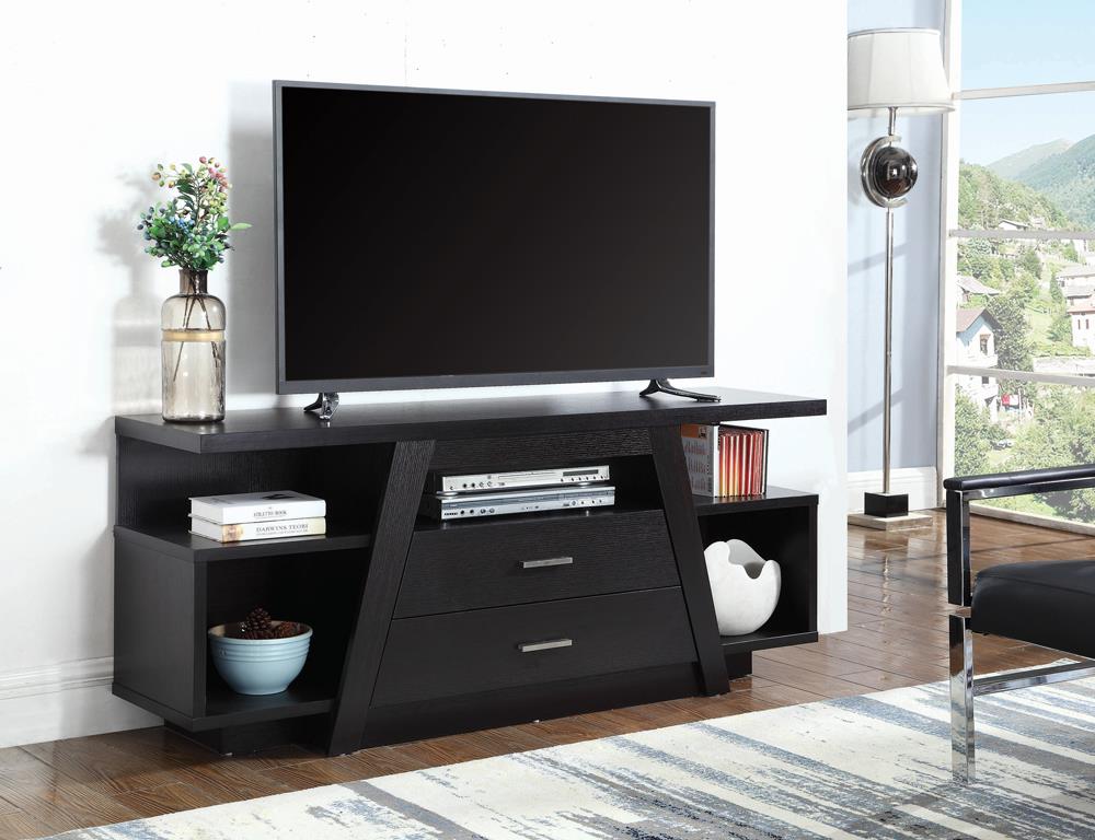 G721110 Contemporary Cappuccino TV Stand Coaster Z2 Premium