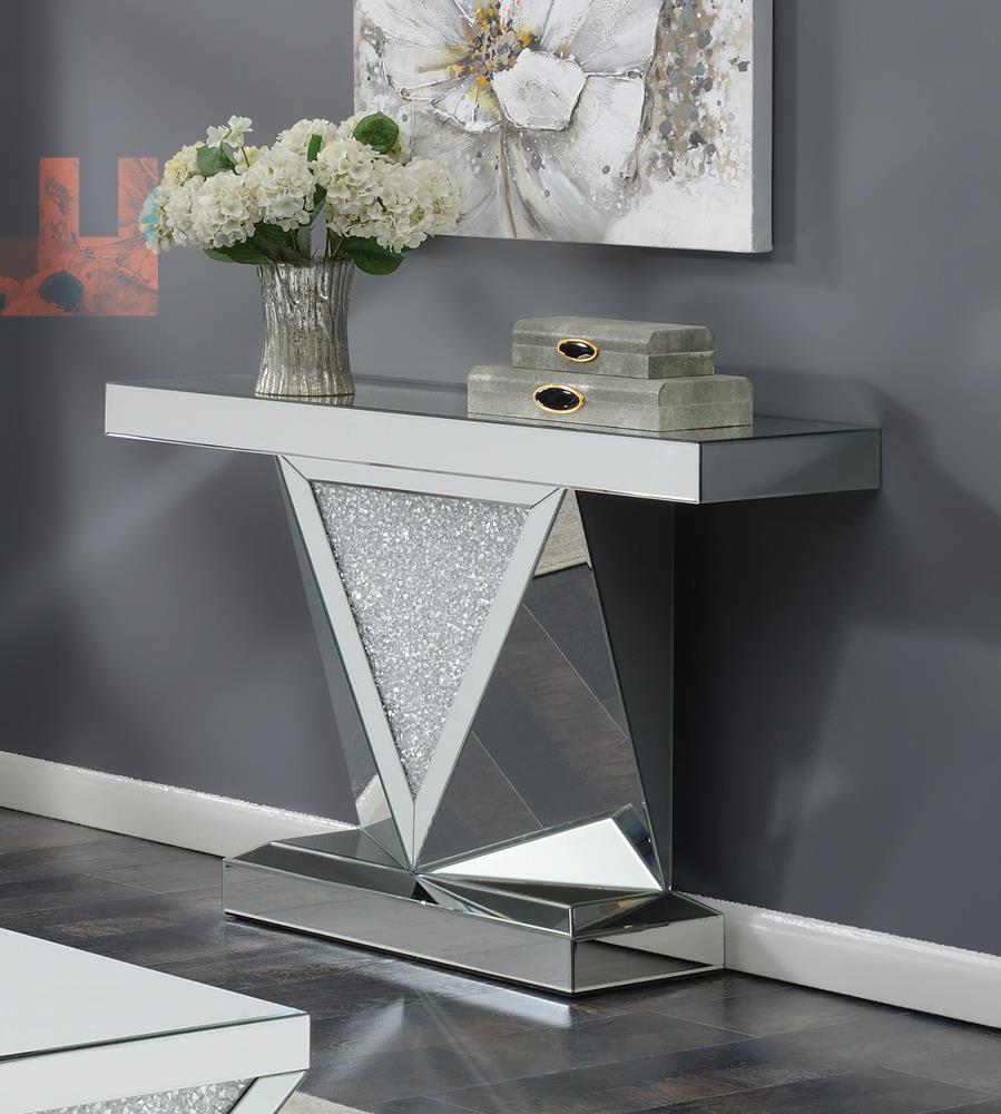 G722507 Contemporary Silver Sofa Table Coaster Z2 Premium