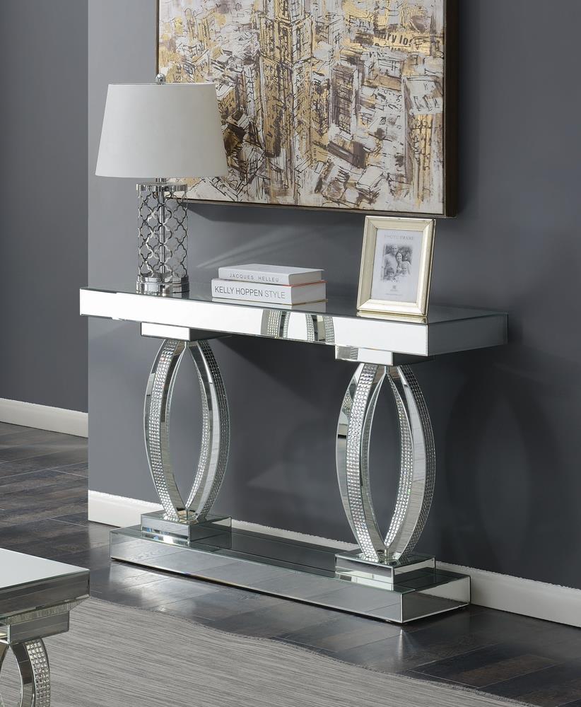 G722519 Contemporary Silver Sofa Table Coaster Z2 Premium