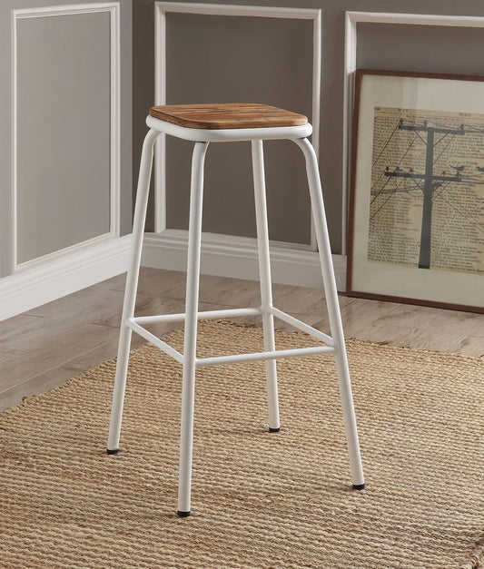 Scarus Natural & White Bar Stool ACME East