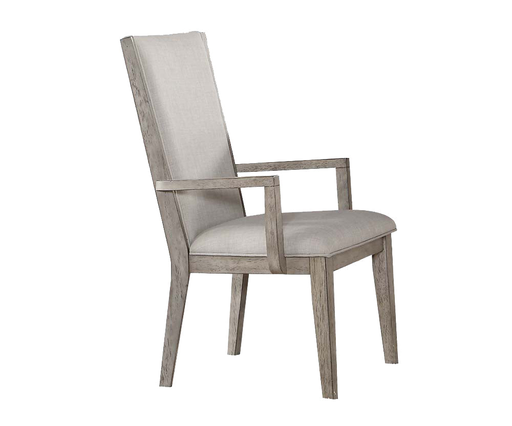 Acme Rocky Arm Chair in Gray Oak (Set of 2) 72863 ACME East