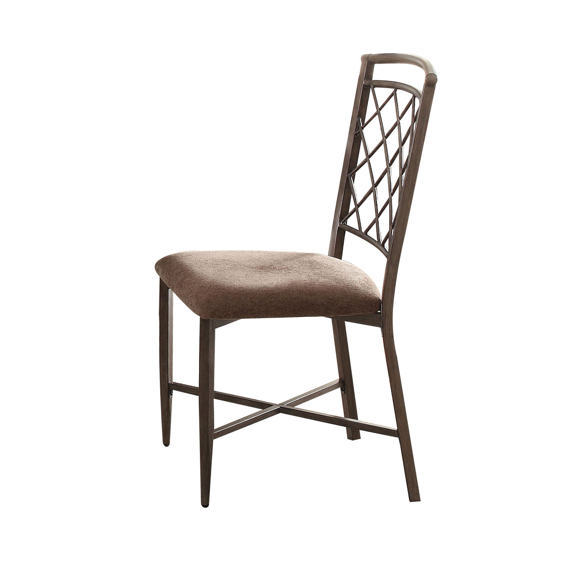 Aldric Fabric & Antique Side Chair ACME East