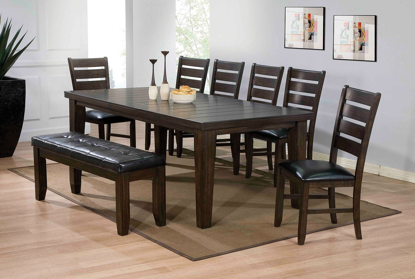 Acme Furniture Urbana Rectangular Dining Table in Espresso 74620 ACME East