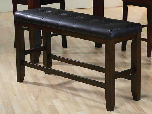 Acme Furniture Urbana Bench in Black and Espresso 74625 ACME East