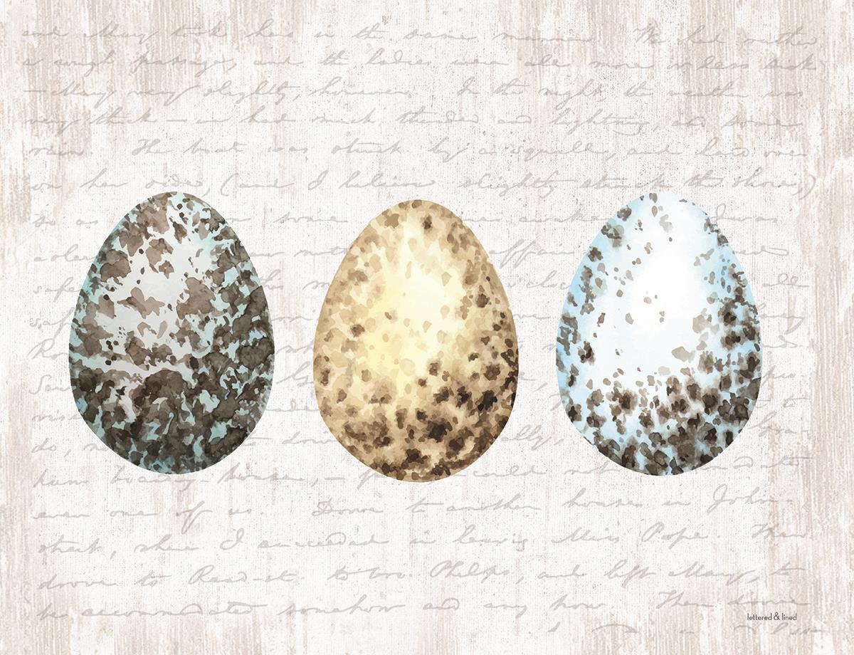 Speckled Eggs By Lettered & Lined - Beige Classy Art