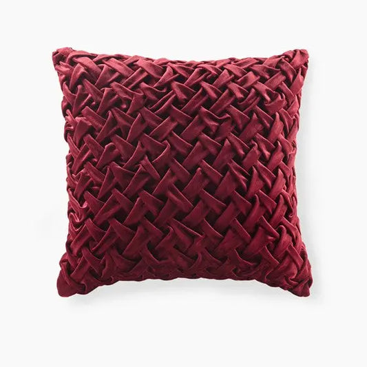 Square Decor Pillow Burgundy Olliix.com