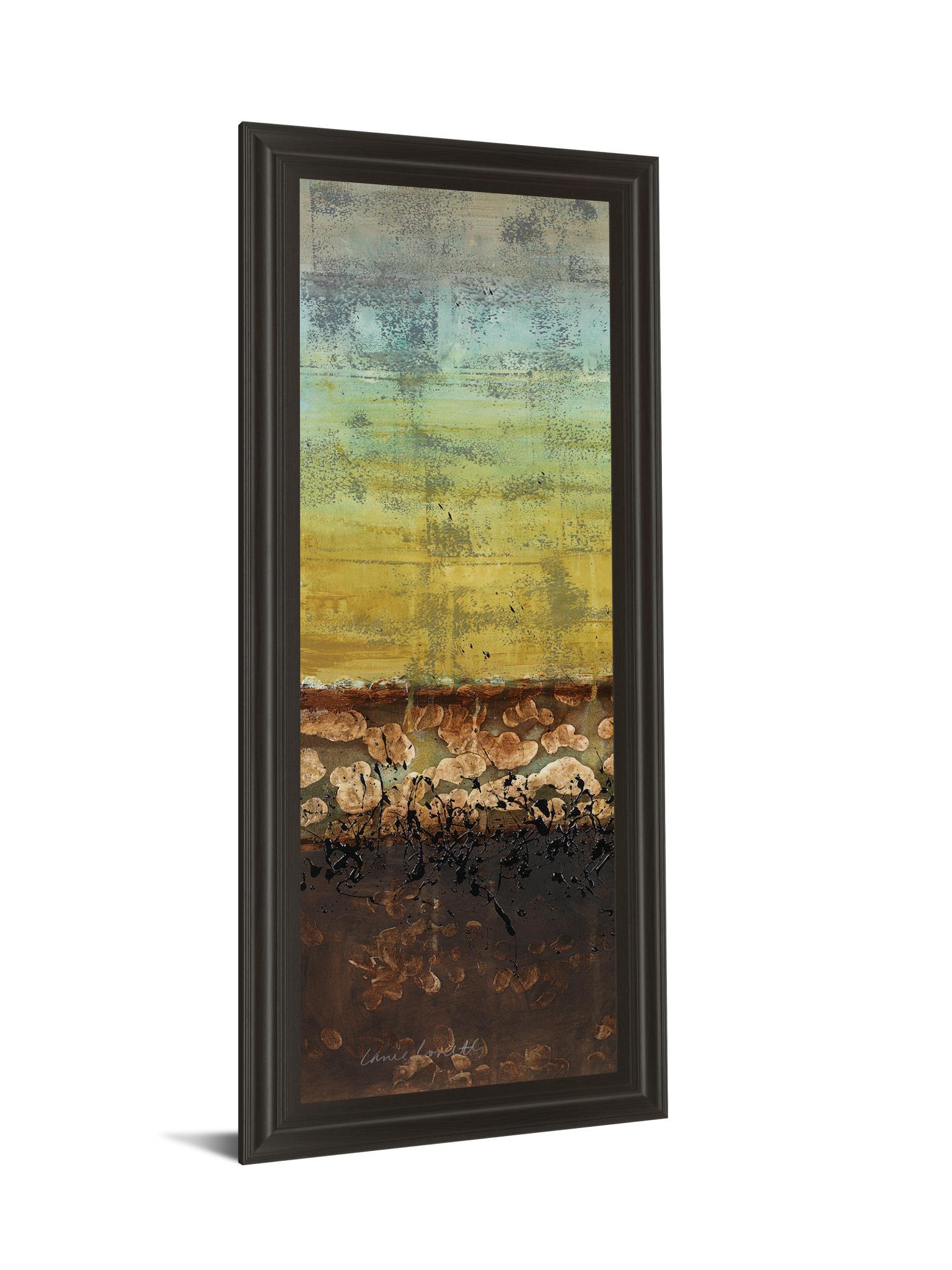 18x42 Subterranean I By Lanie Loreth - Dark Brown Classy Art