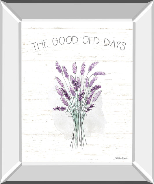 Farmhouse Cotton VII By Beth Grove - Mirror Framed Print Wall Art - White Classy Art