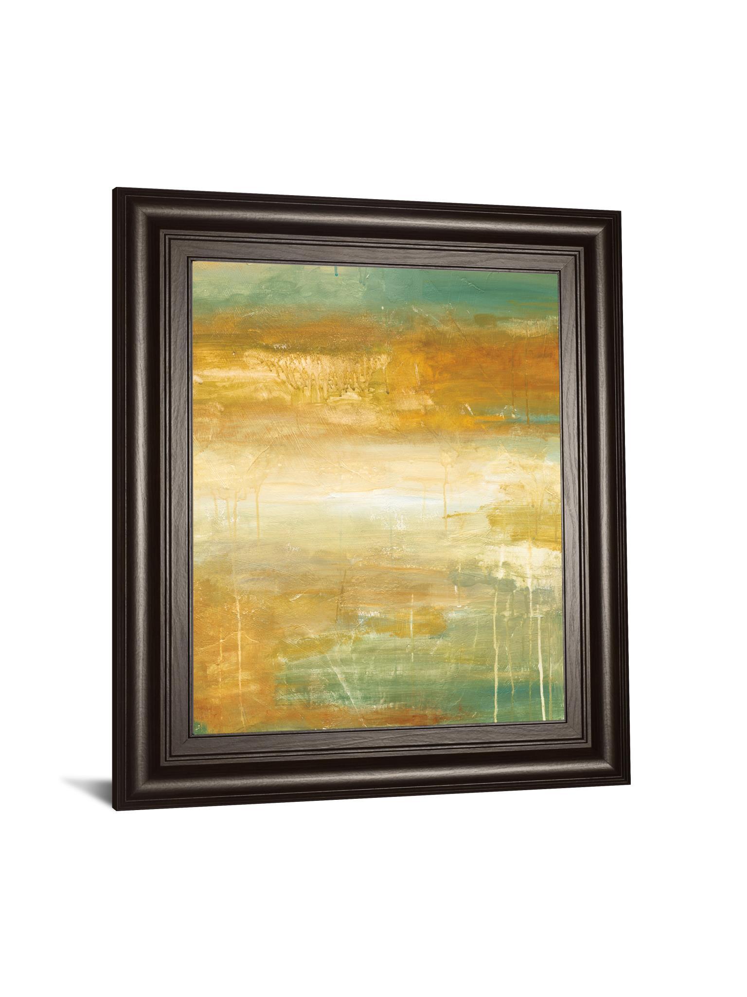 Golden Possibilities By Pasion - Framed Print Wall Art - Gold Classy Art