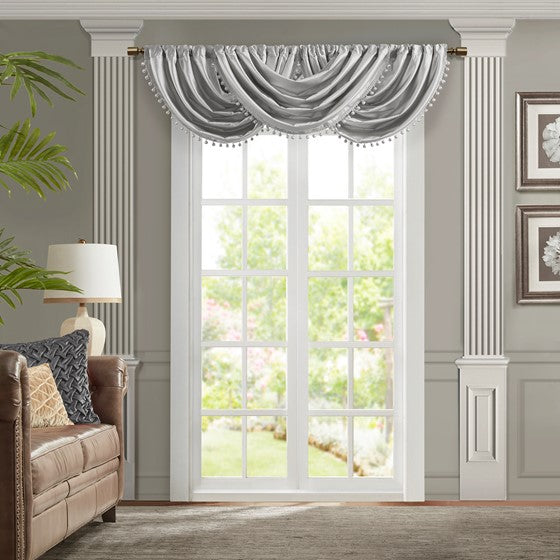 Waterfall Valance (Single) Silver Olliix.com