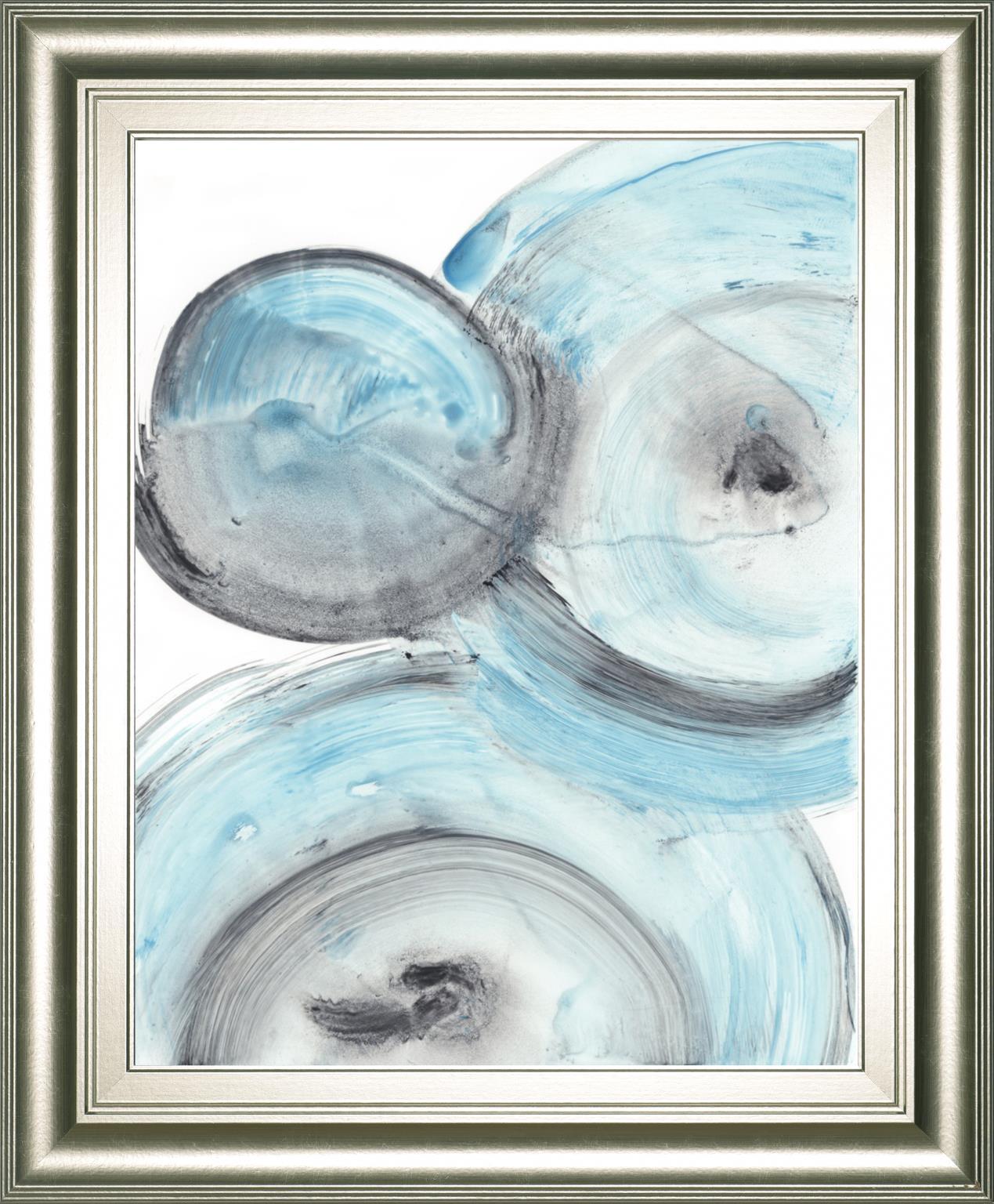 22x26 Ripple Effect IV By Ethan Harper - Light Blue Classy Art