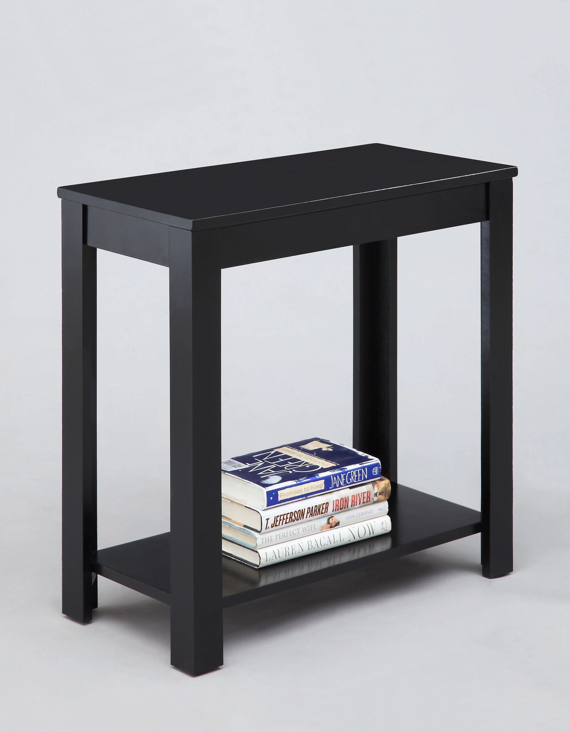 Pierce Black Side Table Crown Mark