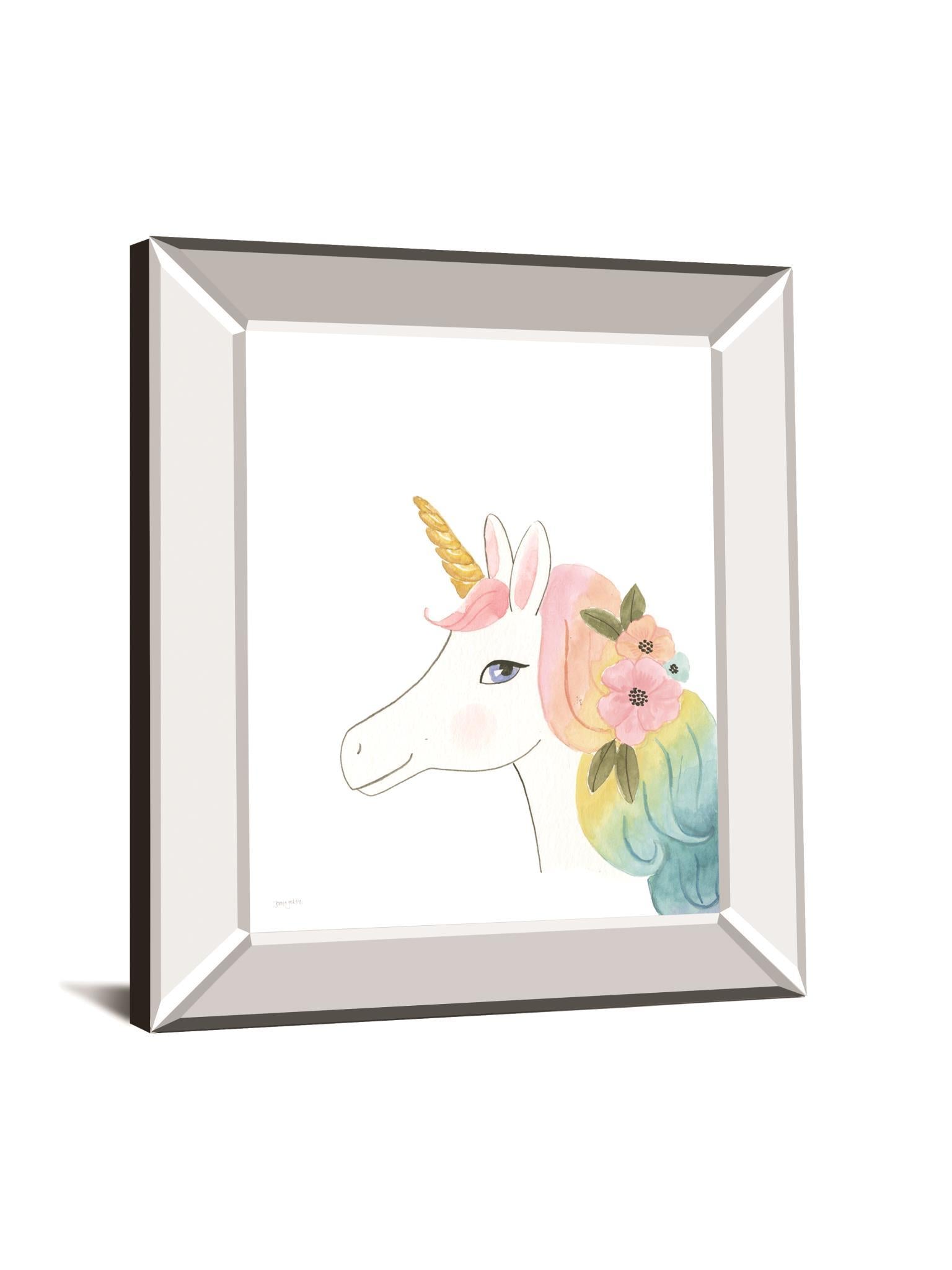 Lets Chase Rainbows V By Jenaya Jackson - Mirror Framed Print Wall Art - White Classy Art