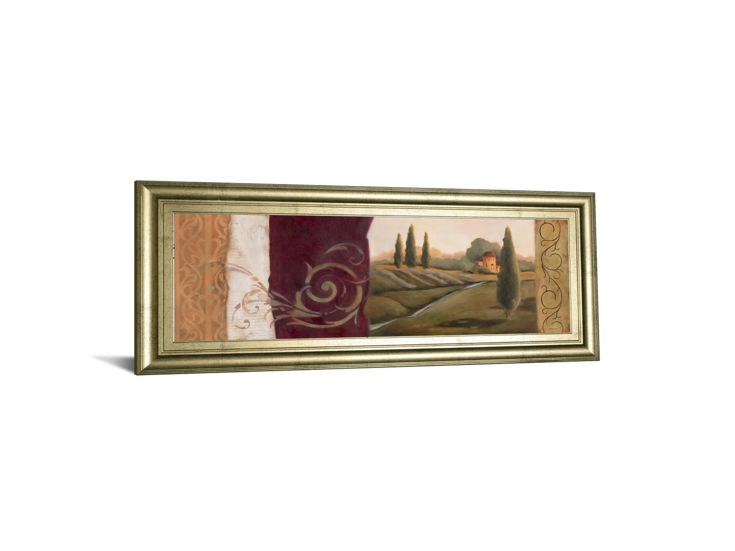 Tuscan Scene I - Framed Print Wall Art - Red Classy Art