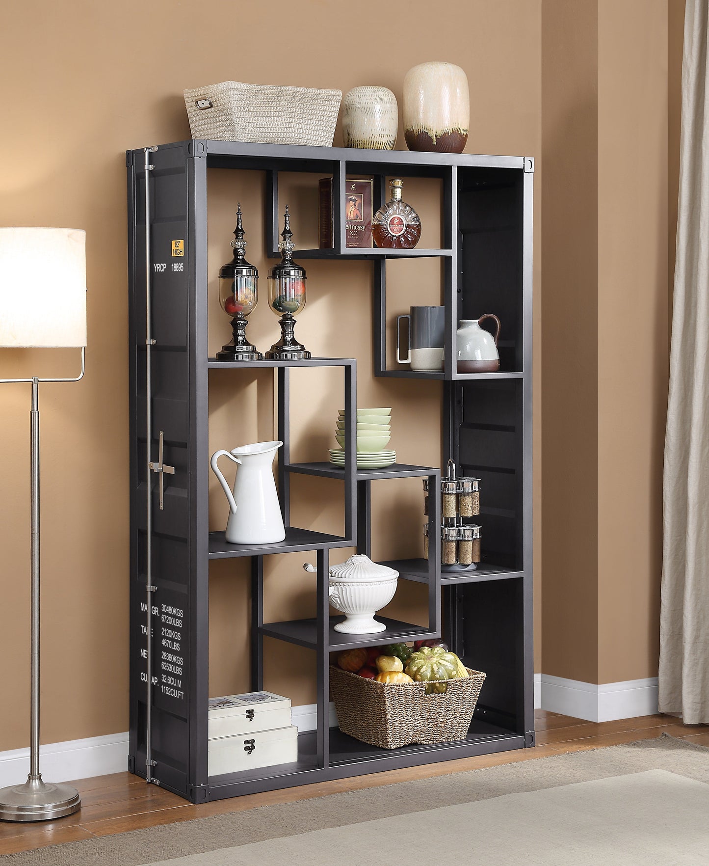 Cargo Gunmetal Shelf Rack / Book Shelf ACME East