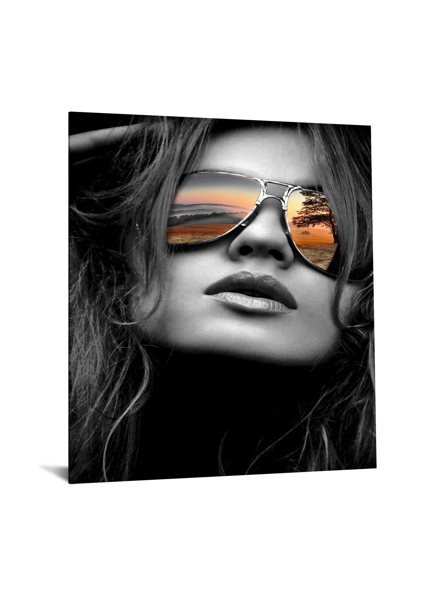 Temp Glass With Foil - Reflective Shades - Dark Gray Classy Art